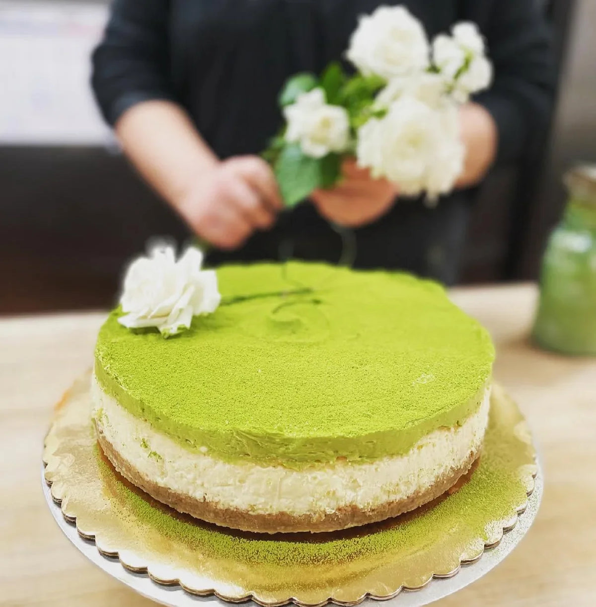 Matcha Tea Cake by Criminal Baking Company