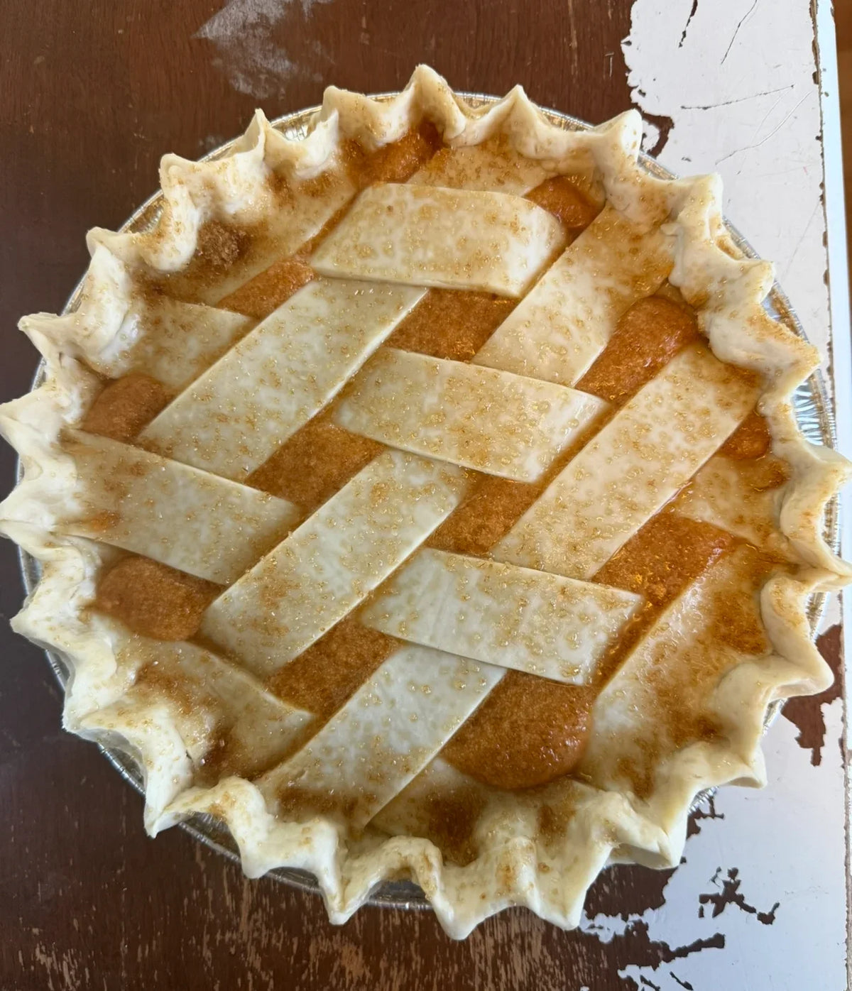 Wedding pie tasting box by Criminal Baking Company
