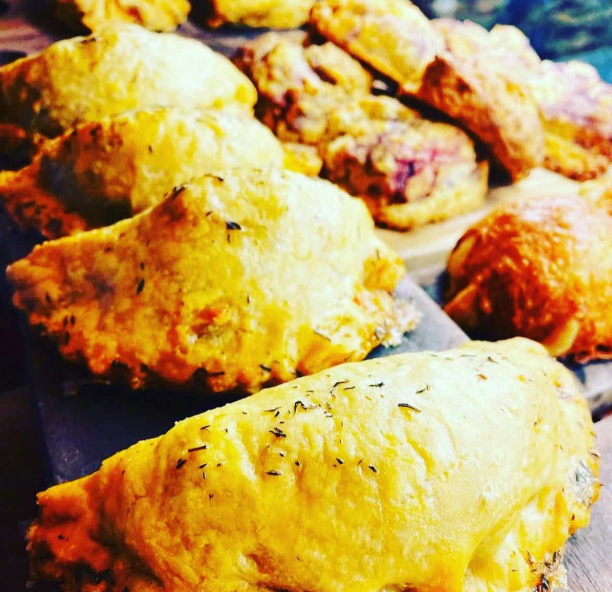 Golden savory hand pies — a Pie Club savory pick